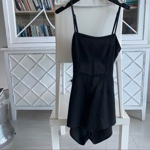 LF black romper